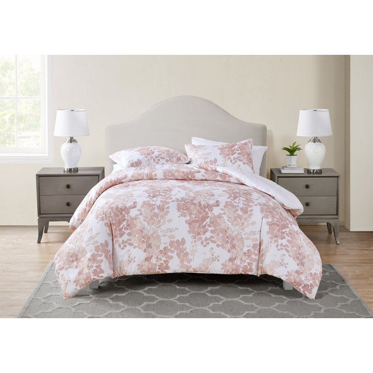 Tahari Home Sofia Pink Floral Comforter Set Wayfair.ca